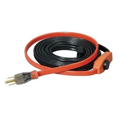 EasyHeat® AHB-019A Constant Wattage Fixed Resistance Pre-Terminated Water Pipe Heating Cable, 120 VAC, 0.5 A
