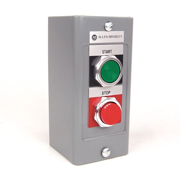 800H-2HG4RAllen-Bradley 800H-2HG4R 800H Type 4X Assembled Station, Rosite, Booted Operators