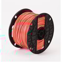 B03644Type THHN Building Wire, 10 AWG Stranded Copper Conductor, 2500 ft Spool/Reel L, Orange