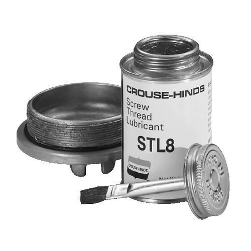 STL8Crouse-Hinds Myers™ STL8 Thread Lubricant, 8 oz Can, Semi-Solid Form, Amber, 0.89