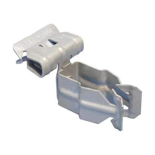 nVent ERICO 12P24SM Conduit to Flange Clip, 3/4 in Conduit, 15 lb Load, 0.866 to 1.181 in OD, Spring Steel