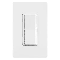 Diva® DVF-103P-277-WH 3-Way 3-Wire Dimmer Switch With Night Light, 277 VAC, 6 A, 1 Poles, On/Off Operation, White