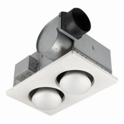 164Broan® 164 Bulb Heater, 70 cfm, 4 in Dia Duct, 500 W, 120 VAC, 500 W