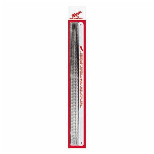 Milwaukee® SUPER-TOUGH™ 48-43-0610 Hacksaw Blade, 1/2 in W x 12 in L Blade, 18 TPI, Bi-Metal Blade