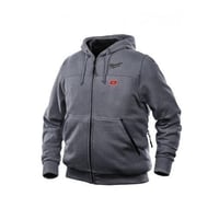 Milwaukee® M12™ 301G-212X Heated Hoodie Kit, 2XL, Gray, Cotton/Polyester Blend, 46 to 48 in Chest