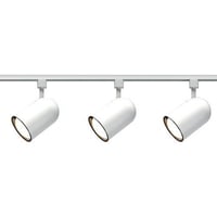 SATCO® TK322 Transitional Track Lighting Kit, R30 Incandescent Lamp, 75 W Fixture, 120 VAC, Bullet Cylinder Head, 9-1/2 in Maximum Extension