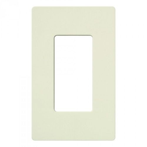 Lutron® SC-1-BI SC Series Oversized Screwless Decorator Wallplate, 1 Gangs, Biscuit, 4.69 in H x 2.94 in W, Plastic