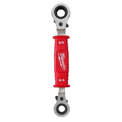 48-22-9212Milwaukee® 48-22-9212 4-in-1 Insulated Ratcheting Box Wrench, 12 Points, 9-5/8 in OAL, Forged Steel