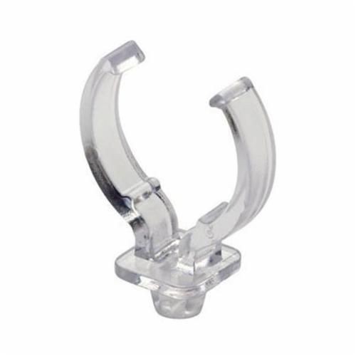 23452-VLeviton® 23452-V Lamp Support Clip, For Use With Vertical Mount 2G11 Base Twin Tube Fluorescent Lampholder, 4-Pin Contact, Snap-In Mount, Polycarbonate, Clear