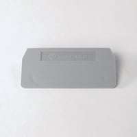 Allen-Bradley 1492-EBL3T End Barrier, For Spring Clamp Type TB, 2 x 30.6 x 64.5mm (0.08 x 1.20 x 2.54 in), Gray, for Use With 1492-L3T, LG3T