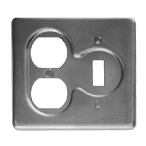 FS-2-SDCSO-Z/Gedney FS-2-SDCS Device Box Cover, 14.2 in L x 4.7 in W x 0.22 in D, Steel
