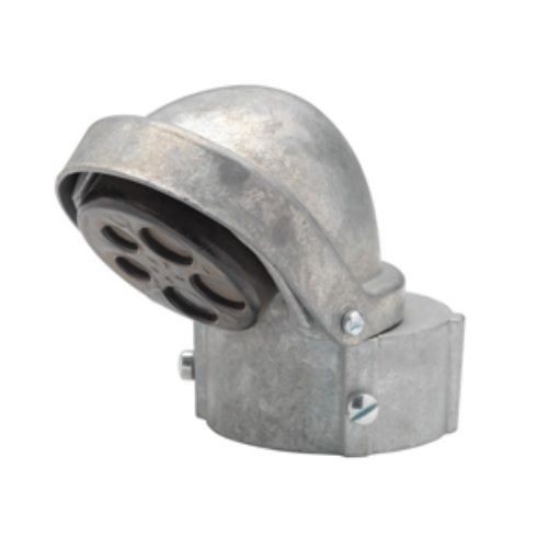 1252Bridgeport® 1252 Clamp-On Service Entrance Cap, 3/4 in, (5) 3/8 in, 7/16 in Hole, For Use With IMC/Rigid Conduit, Aluminum
