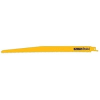 DeWALT® DW4804-2 Taper Back Reciprocating Saw Blade, 12 in L, 6 TPI, Bi-Metal