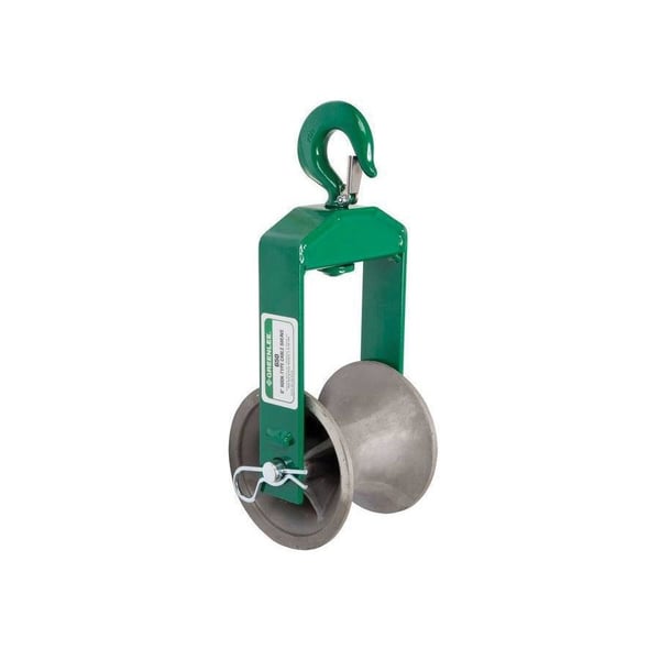 650Greenlee® 650 Hook Sheave Assembly, 4000 lb, 6 in OD