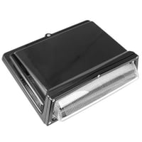 TCP® WP80UNIT341KBLK Type III Non-Dimming Outdoor Wallpack,) LED Lamp, 120 to 277 VAC, Powder Coated Housing