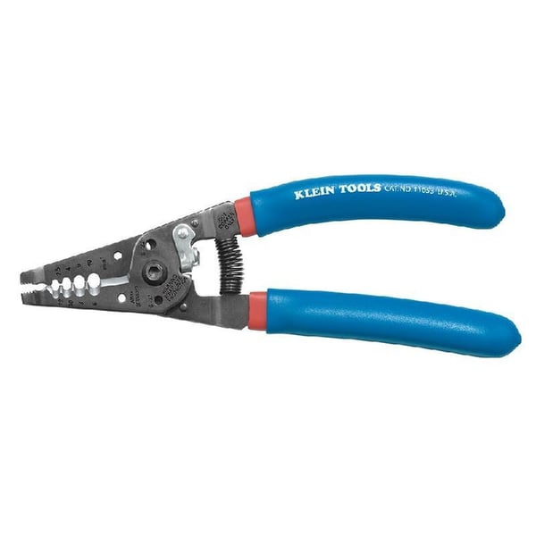 Klein® Klein-Kurve® 11053 Wire Stripper/Cutter, 12 to 6 AWG Cable/Wire, 32 to 6 AWG, 32 to 8 AWG Shearing