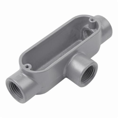 AT-9Red Dot® AT-10 Type T Conduit Body, 4 in Hub, 366 cu-in Capacity, Die Cast Aluminum
