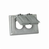 S1951Eaton Wiring Devices Arrow Hart® S1951 Non-Metallic Weatherproof Receptacle Cover, 1.03 in W x 2.88 in D, Thermoplastic