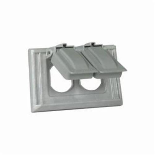 S1951Eaton Wiring Devices Arrow Hart® S1951 Non-Metallic Weatherproof Receptacle Cover, 1.03 in W x 2.88 in D, Thermoplastic
