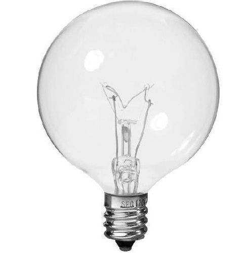 Philips DuraMax® 168450 Decorative Incandescent Lamp, 25 W, E12/15 Candelabra Incandescent Lamp, BA9 Shape, 200 Lumens