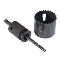 825-2-1/8Greenlee® 825-2-1/8 Variable Pitch Variable Pitch Hole Saw, 2-1/8 in Dia, 1-5/8 in D Cutting, Bi-Metal Cutting Edge, 7/16 in Arbor