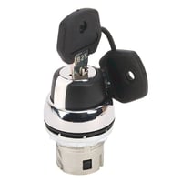 800FM-KM22Allen-Bradley, 800FM-KM22, 800F 2 Position Key Selector Switch - Metal, Maintained, Right Key Removal, Key Code 3825 (Standard)