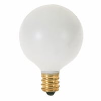 SATCO® S3830 Decorative Dimmable Globe Vintage Incandescent Lamp, 10 W, E12 Candelabra Incandescent Lamp, G12-1/2 Pear Shape, 50 Lumens Initial