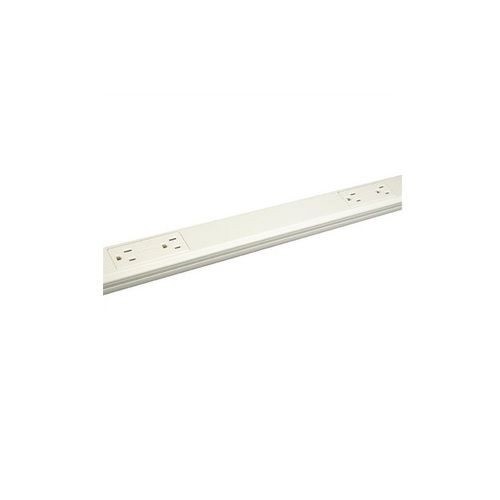 Wiremold® Plugmold® NM20GB612 NM2000 Multi-Outlet Power Strip, 72 in L x 1-3/4 in W x 1 in H, 1 Channel, Plastic