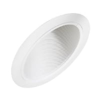 Juno® 604 WWH Downlight Super Sloped Baffle Downlight Trim, 8-3/16 in ID x 9-1/8 in OD, Halogen/LED Lamp, For Use With IC928, TC928, TC928R, ICPL928-42, ICPL928R-32, IC928LED9G4 Series Housing