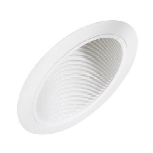 Juno® 604 WWH Downlight Super Sloped Baffle Downlight Trim, 8-3/16 in ID x 9-1/8 in OD, Halogen/LED Lamp, For Use With IC928, TC928, TC928R, ICPL928-42, ICPL928R-32, IC928LED9G4 Series Housing