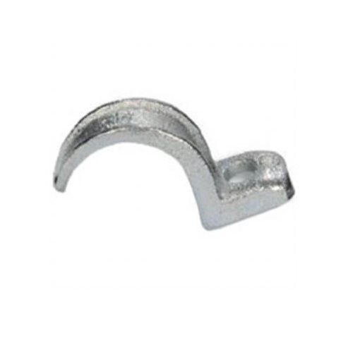 O-Z/Gedney 14-200G 1-Hole Type 14-G Pipe Strap, 2 in, For Use With IMC/Rigid Conduit, Malleable Iron, Hot Dip Galvanized