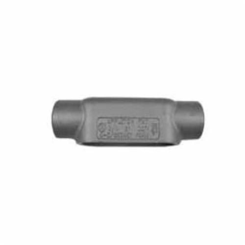 C77O-Z/Gedney C77 Type-C Conduit Outlet Body, 2-1/2 in Hub, Form 7 Form, 102 cu-in Capacity, Grayloy Iron, Aluminum Enamel/Zinc Electroplated