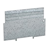 707RACRACO® 707RAC Low Voltage Box Partition, 0.06 in L x 3.31 in W, Stamped Steel, For Use With 2-1/8 in Deep Box and 1/4, 1/2, 3/4, or 1 in 2-Device Cover, 777, 778, 779, 780, 840, 841, 819, 791 Mud Ring Cover, 206RAC Retro Ring