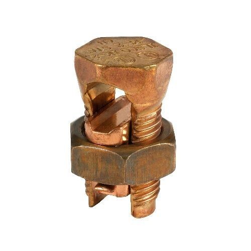 ILSCO® ClearChoice® IK-3/0 Type IK Split Bolt Connector, 2 to 3/0 AWG, 12 to 3/0 AWG Compact/Compressed/Concentric/Solid Copper Conductor, 7/8 x 2 in, Copper Alloy