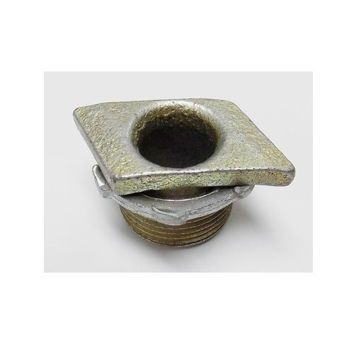 Kindorf® G-972-1/2 900 Channel Nipple, 1/2 in Dia, 7/8 in L, For Use With Surface Raceway and Lighting System, Malleable Iron