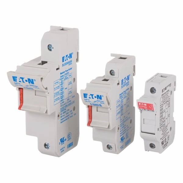 CH143DIUBussmann® CH142DU Low Voltage Cylindrical Modular Fuse Holder, 690 VAC, 50 A, 2 Poles