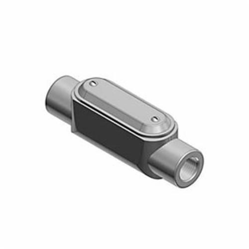 C27-GOcal® OCAL-BLUE® C37-G Type-C Conduit Body With Cover, 1 in Hub, Form 7 Form, 10.6 cu-in Capacity, Iron, Hot Dipped Galvanized/PVC Coated