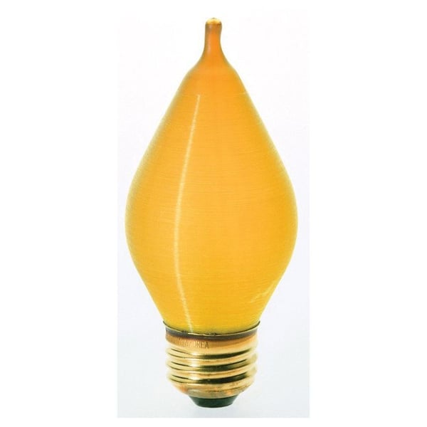 S3416SATCO® S3416 Decorative Dimmable Incandescent Lamp, 40 W, E26 Medium Incandescent Lamp, C15 Shape