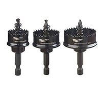 Milwaukee® SHOCKWAVE™ 49-22-4800 Thinwall Hole Saw Set, 3 Pieces, Bi-Metal