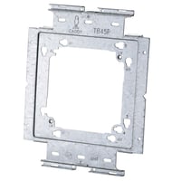 TB45PnVent CADDY TB45P Snap-On Box Mounting Plate, For Use With Heavy Duty Telescoping Bracket and Metal or Wood Stud, 4 in, 4-11/16 in, 5 in Box Size, Steel
