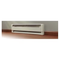 HBB504Berko® QMARK® HBB504 HBB Series 1-Phase Low Profile Electric Hydronic Baseboard Heater, 2 ft L, 1280/1706 Btu/hr at 180 Deg, Aluminum/Lexan®/Steel