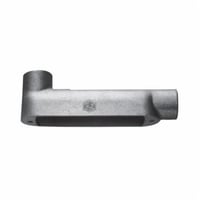 LB25CGNCrouse-Hinds Condulet® BLB7 Type BLB Mogul Conduit Body, 2-1/2 in Hub, Feraloy® Iron Alloy, Aluminum Acrylic Painted/Electro-Galvanized