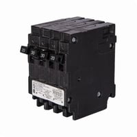 Q22030CTSiemens Q22030CT Type QT Low Voltage Miniature Triplex Molded Case Circuit Breaker, 120/240 VAC, 20 to 30 A, 10 kA Interrupt, 3 Poles, Thermal/Magnetic Trip