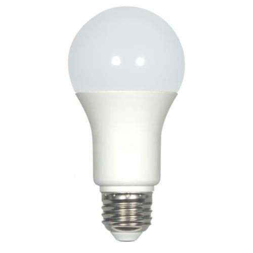 SATCO® S29834 Type A LED Lamp, 6 W, 40 W Incandescent Equivalent, E26 Medium A19 T8 LED Lamp, 480 Lumens