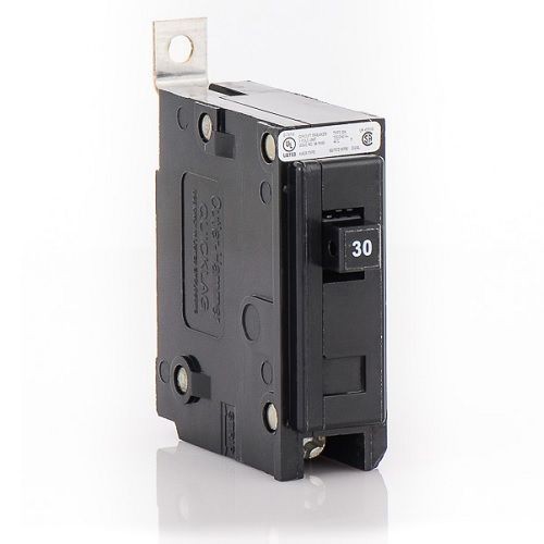 BAB1030EATON QuickLag® BAB1030 Type BAB Molded Case Miniature Circuit Breaker, 120/240 VAC, 30 A, 10 kA Interrupt, 1 Poles, Non-Interchangeable Thermal Magnetic Trip