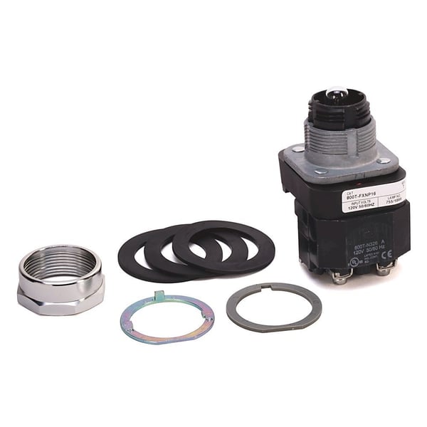800T-FXNQH2GA7Allen-Bradley, 800T-FXNQH2GA7, 30.5mm Type 4/13 3 Pos Push-Pull PB-Illum., OUT/CNTR/IN-Mom/Maint/Mom, Green, Mushrm Hd, LED, 12-130V AC/DC, 1 NCLB-1 NC