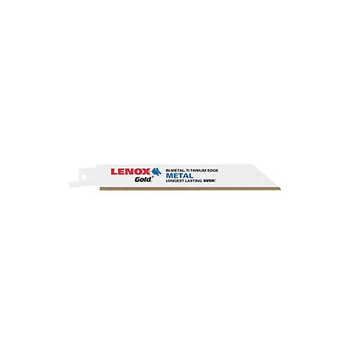 21072624GRLenox® Gold® 21072624GR Reciprocating Saw Blade, 6 in L x 3/4 in W x 0.035 in THK