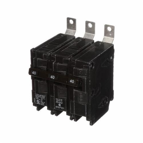 B340HSiemens B340H Type BLH Low Voltage Molded Case Circuit Breaker, 240 VAC, 40 A, 22 kA Interrupt, 3 Poles, Thermal/Magnetic Trip