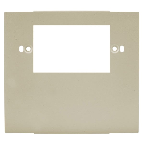 HBL4747C1IVWiring Device-Kellems HBL4747C1IV 2-Gang 1-Blank Standard Device Cover Plate With (1) Opening, For Use With HBL4750 Series Metal Raceway, Rolled Steel, Ivory