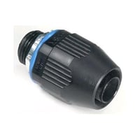 T&B® Plastic Bullet® LT50P Flexible Straight Conduit Connector, 1/2 in Trade, Thermoplastic